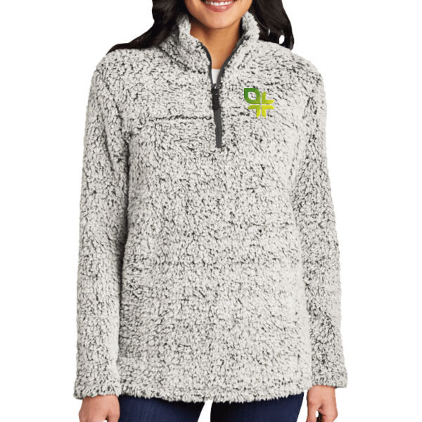 Port Authority® Ladies Cozy 1/4-Zip Fleece - Embroidered Logo Thumbnail
